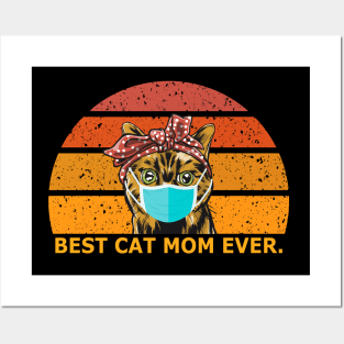 Best Cat Mom Ever Posters and Art